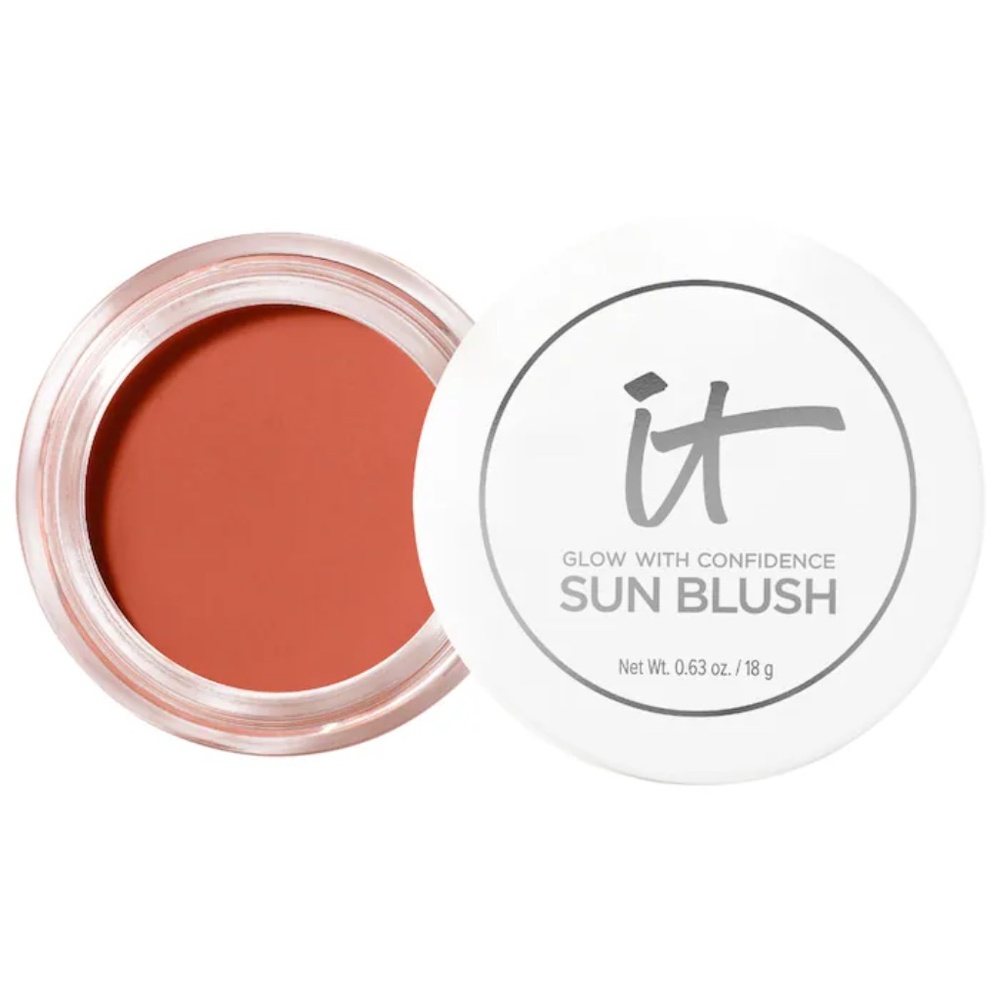 IT Cosmetics Glow with Confidence Sun Cream Blush with Hyaluronic Acid